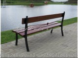 Скамейки 1,8 метра из лиственницы и профильной трубы СТ40л-1,8Д / Краснодар