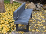 Скамейки парковые из лиственницы на стальных опорах СТ80х40л-2 / Краснодар