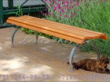 Оригинальные скамейки без спинки из лиственницы СП40л-1,8Б / Краснодар